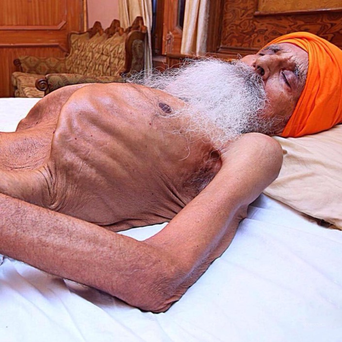 Bapu Surat Singh on his hunger strike after nine months