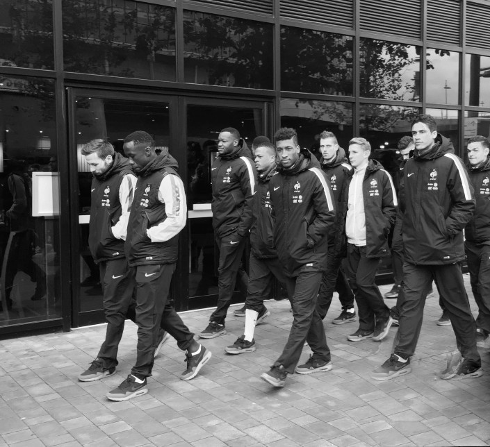 French Football Players Arrival In London